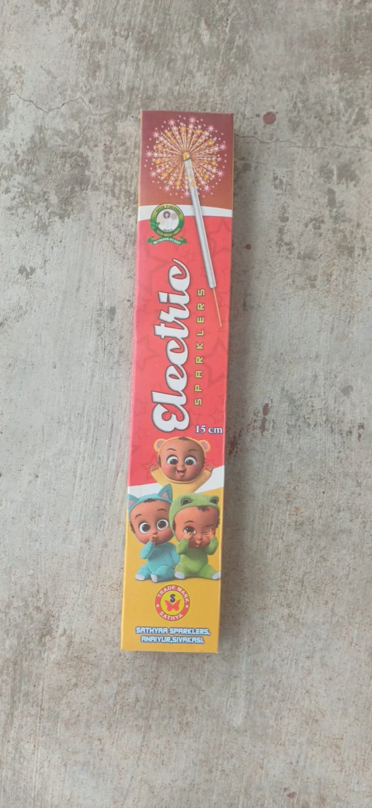 15 Cm Electric Sparklers (10 Sticks)